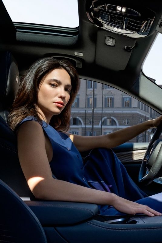MATILDA DE ANGELIS for Maserati Grecale Folgore Promo, October 2024