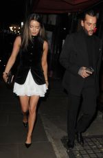 MAURA HIGGINS on a Date Night at London Palladium 11/11/2024