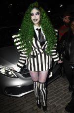 MAYA JAMA Arrives at Her 2024 Halloween Party in London 10/31/2024