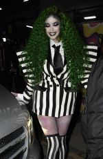 MAYA JAMA Arrives at Her 2024 Halloween Party in London 10/31/2024