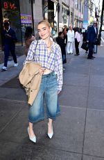 MEG DONNELLY Leaves NBC Studios in New York 11/05/2024
