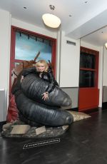 MEG DONNELLY Visits Empire State Building in New York 11/04/2024