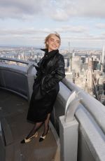 MEG DONNELLY Visits Empire State Building in New York 11/04/2024