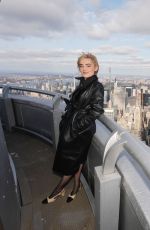 MEG DONNELLY Visits Empire State Building in New York 11/04/2024