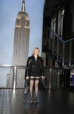 MEG DONNELY Celebrates Her New Single By My Heart at Empire State Building in New York 11/04/2024