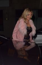 MEGAN BARTON-HANSON and LEAH RAY Night Out in London 11/20/2024