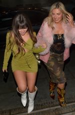 MEGAN BARTON-HANSON and LEAH RAY Night Out in London 11/20/2024