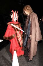 MEGAN FOX and MGK Arrives at Kendall Jenner