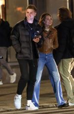 MEGHANN FAHY and Leo Woodall Out on a Date Night in New York 11/19/2024