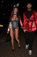 MIA SULLY Arrives at Nuage Halloween Party in Manchester 11/03/2024