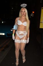 MIA WINWARD Arrives at Mnky Hse Nightclub in Manchester 11/02/2024