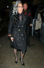 MICHELLE VISAGE Arrives at Beauty Awards 2024 in London 11/25/2024