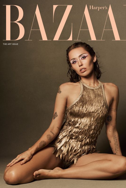 MILEY CYRUS for Harper’s Bazaar, December 2024