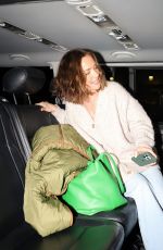 MINKA KELLY on the Set of Netflix Christmas Movie Champagne Problems in Paris 11/15/2024