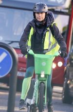 MINNIE DRIVER Out Riding a Bike in London 11/26/2024