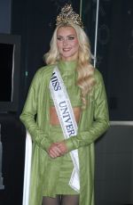 Miss Universe 2024 VICTORIA KJAER THEILVIG Lights Empire State Building in New York 11/22/2024