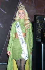 Miss Universe 2024 VICTORIA KJAER THEILVIG Lights Empire State Building in New York 11/22/2024