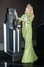 Miss Universe 2024 VICTORIA KJAER THEILVIG Lights Empire State Building in New York 11/22/2024