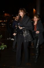 MONICA BELLUCI Out for Dinner at Le Dome Montparnasse in Paris 11/25/2024
