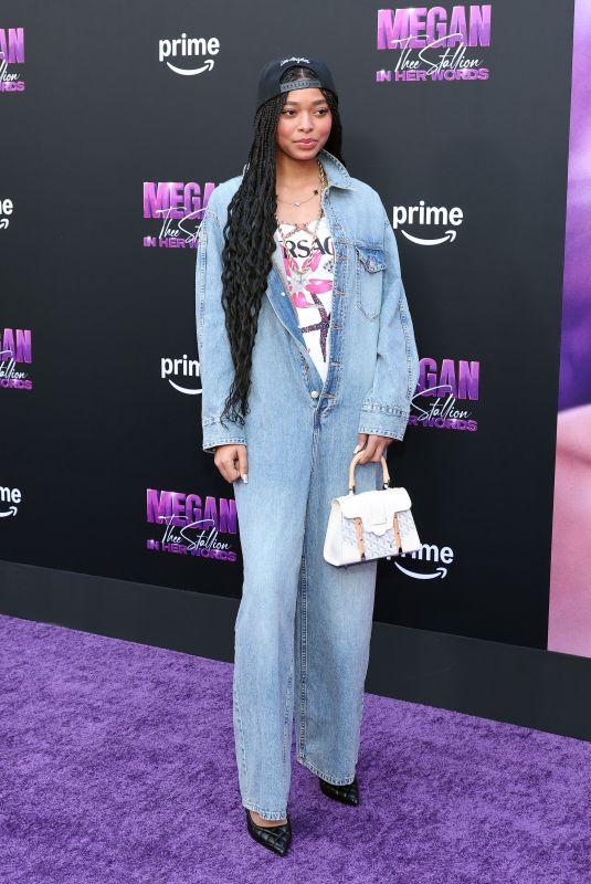 MYCHAL-BELLA BOWMAN at Megan Thee Stallion: In Her Words Los Angeles One Night Only Screening Event in IMAX at TCL Chinese Theatre in Hollywood 10/30/2024