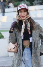 MYLEENE KLASS Leaves ITV studios 11/28/2024