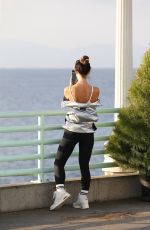 MYLEENE KLASS Makes Time to Exercise Along California Coast 11/20/2024