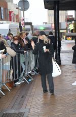 NADIYA BYCHKOVA Arrives at Blackpool Tower for StrIctly Come Dancing 11/15/2024