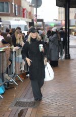 NADIYA BYCHKOVA Arrives at Blackpool Tower for StrIctly Come Dancing 11/15/2024