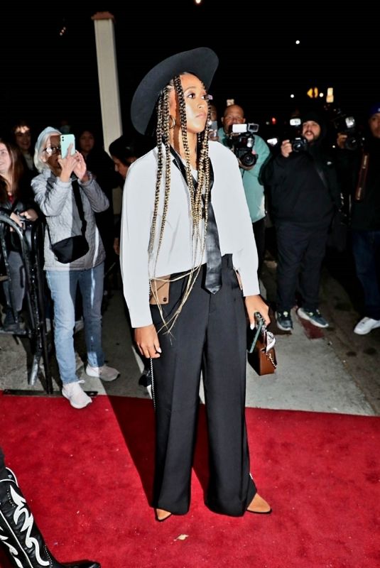 NAOMI OSAKA Arrives at 2024 GQ Men of the Year Party at Bar Marmont in Los Angeles 11/14/2024