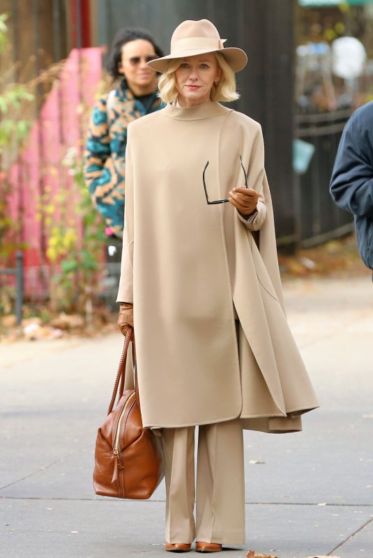 NAOMI WATTS on the Set of All’s Fair on the Upper East Side in New York City 11/20/2024