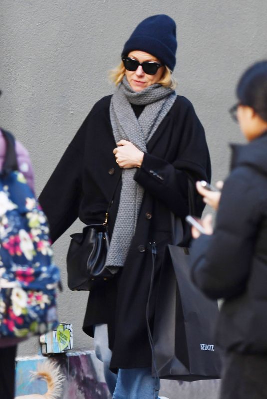 NAOMI WATTS Out Shopping at Khaite in New York City 11/29/2024