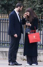 NATALI HUSIC and Louis Sarkozy Out at Avenue Montaigne in Paris 11/16/2024