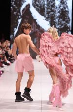NATALIE GRACE Walks Runway at Krissy King Show at NYFW in New York 02/09/2024
