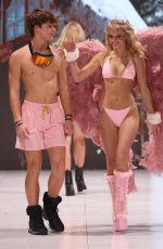 NATALIE GRACE Walks Runway at Krissy King Show at NYFW in New York 02/09/2024
