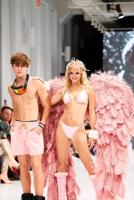 NATALIE GRACE Walks Runway at Krissy King Show at NYFW in New York 02/09/2024