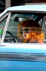 NATASHA LYONNE on the Set of Poker Face Season 2 in Downtown Manhattan 11/15/2024