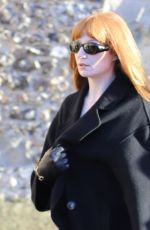 NICOLA ROBERTS Leaves Funeral of Liam Payne at St Mary