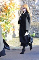 NICOLA ROBERTS Leaves Funeral of Liam Payne at St Mary
