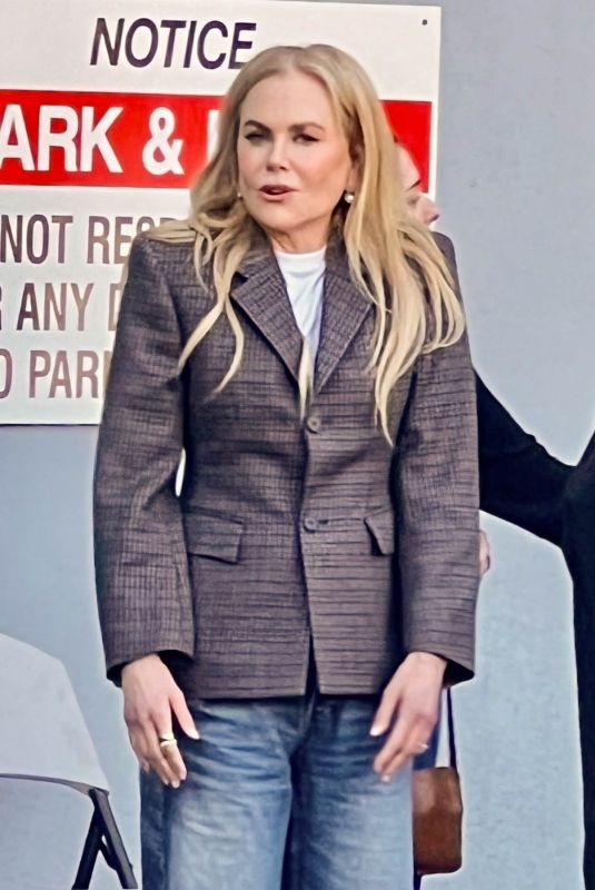 NICOLE KIDMAN Leaves an Event for Her New Movie Baby Girl in Los Angeles 11/16/2024