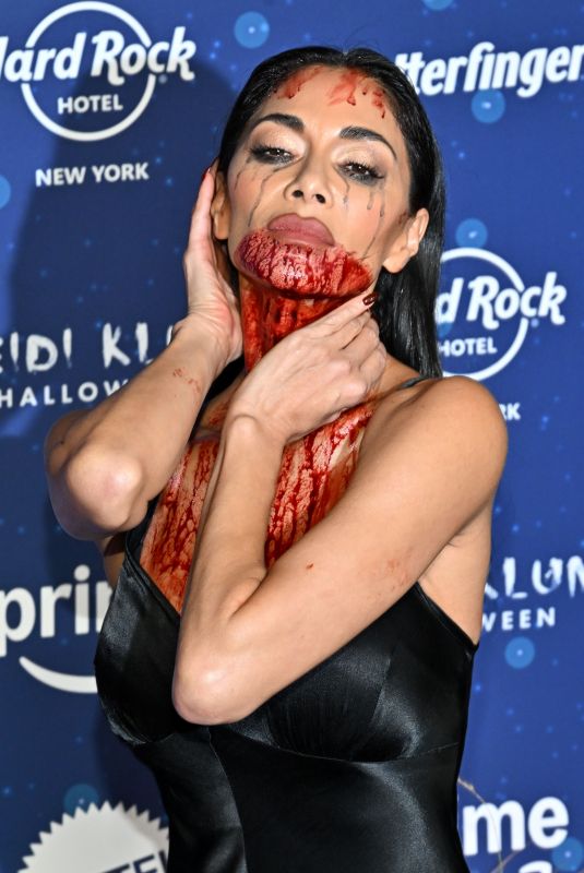 NICOLE SCHERZINGER at Heidi Klum’s 23rd Annual Halloween Party at Hard Rock Hotel New York 10/31/2024