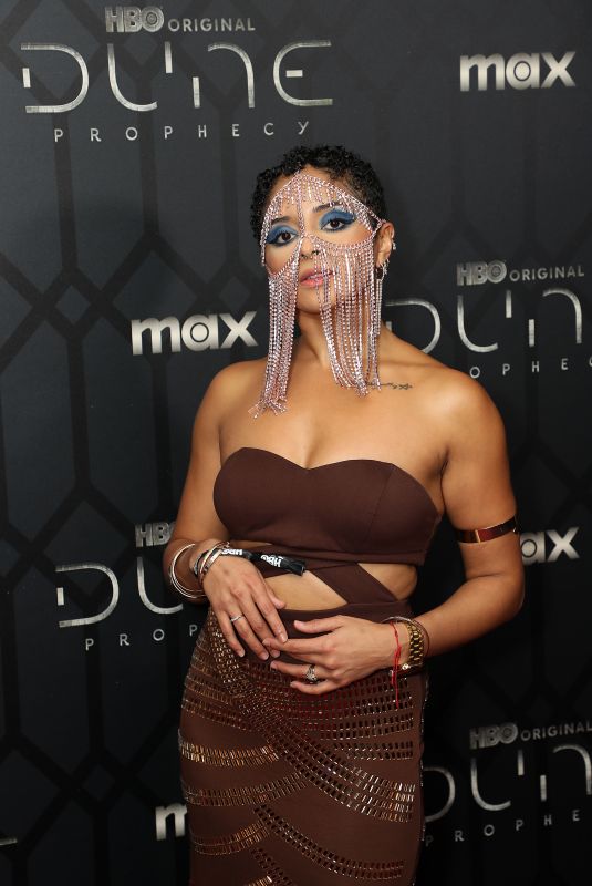 NICQUE MARINA at Dune: Prophecy Premiere Afterparty in New York 10/30/2024