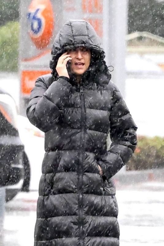 NIKKI GARCIA Braves the Tain to go Shopping in Napa Valley 11/22/2024