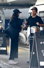 NINA DOBREV and Shaun White Leaves LAX in Los Angeles 11/02/2024