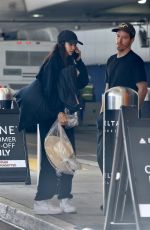 NINA DOBREV and Shaun White Leaves LAX in Los Angeles 11/02/2024