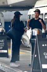 NINA DOBREV and Shaun White Leaves LAX in Los Angeles 11/02/2024
