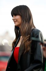 NINA DOBREV at American Express Fan Experience at Qualifying of F1 Grand Prix of Las Vegas 11/22/2024