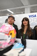 NINA DOBREV  Visits South Koval Zone and Visa Cash App RB Garage Ahead of F1 Grand Prix of Las Vegas 11/21/2024