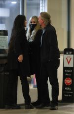 NOOR ALFALLAH Out for Dinner with a Mystery Man in E Baldi in Beverly Hills 11/07/2024