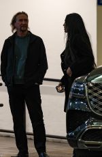 NOOR ALFALLAH Out for Dinner with a Mystery Man in E Baldi in Beverly Hills 11/07/2024