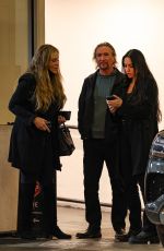 NOOR ALFALLAH Out for Dinner with a Mystery Man in E Baldi in Beverly Hills 11/07/2024